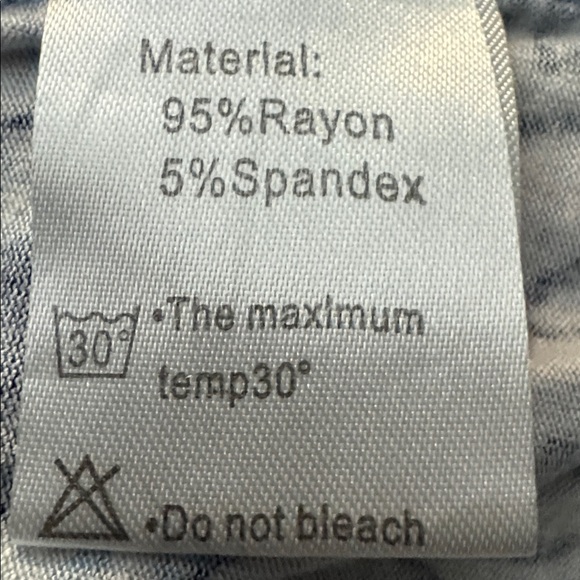 Boho Blue Multicolor Printed Long Sleeve Dress Size Large - Picture 4 of 5